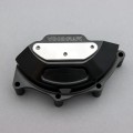 WOODCRAFT LHS Stator Cover Black Anodized for Ducati Panigale V4 / S / R / Speciale (18-24)